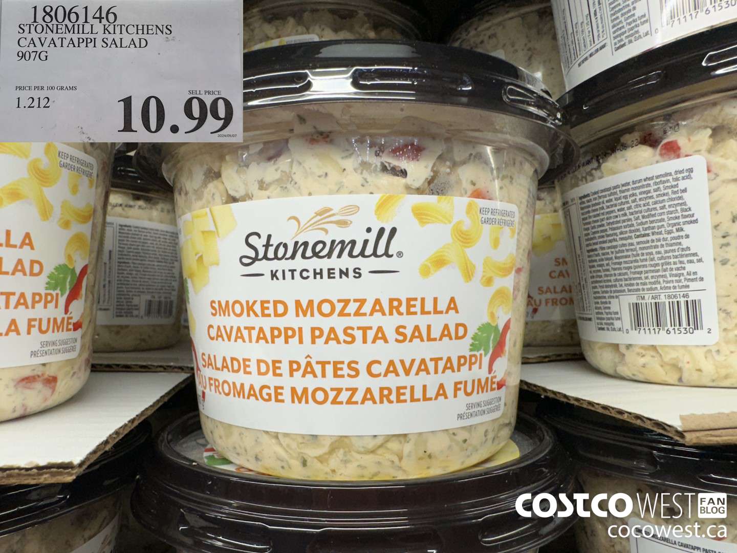 1806146 STONEMILL KITCHENS CAVATAPPI SALAD 907G $10.99
