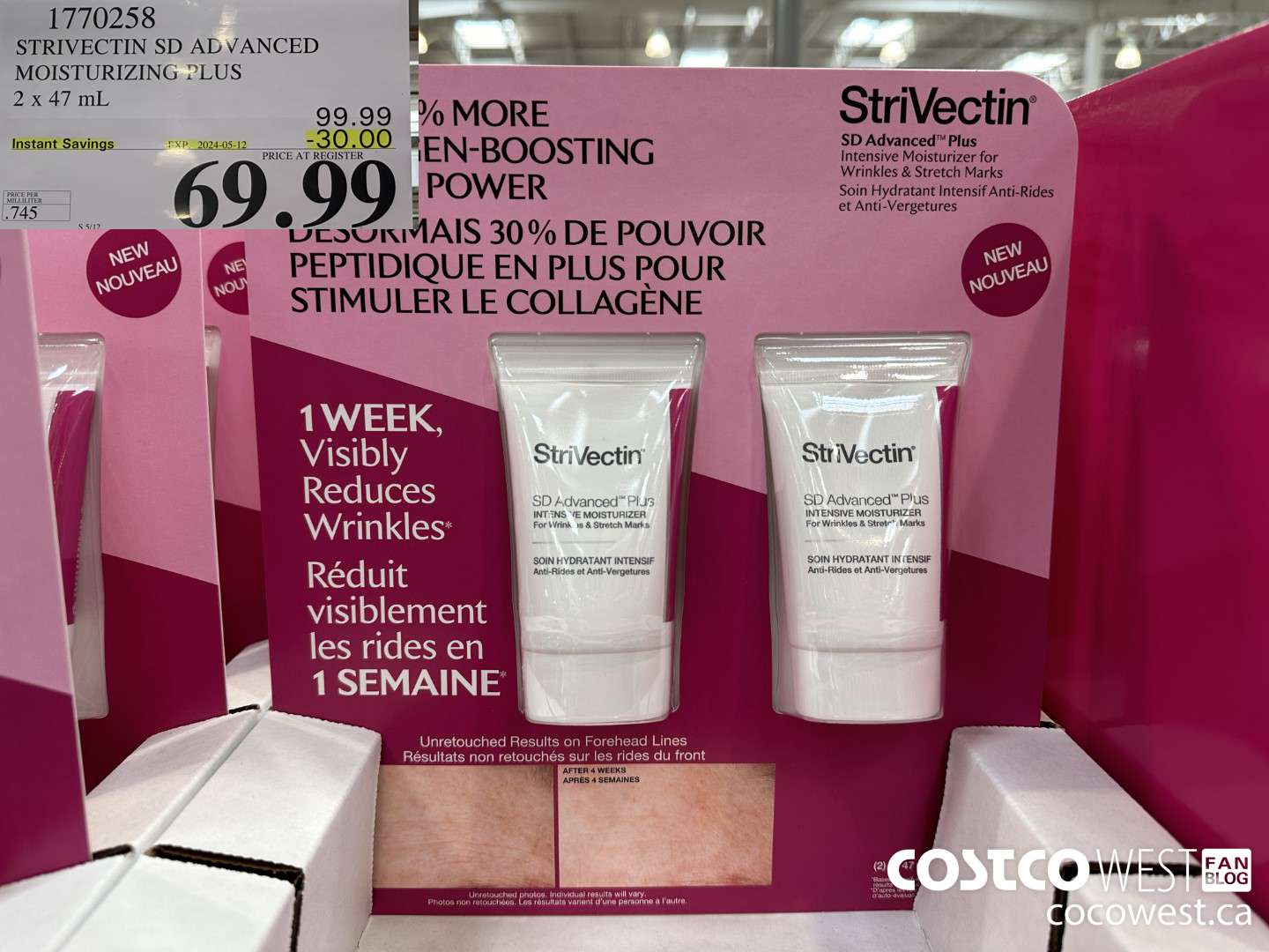 1770258 STRIVECTIN SD ADVANCED MOISTURIZING PLUS 2 X 47ML ($30.00 INSTANT SAVINGS EXPIRES ON 2024-05-12) $69.99