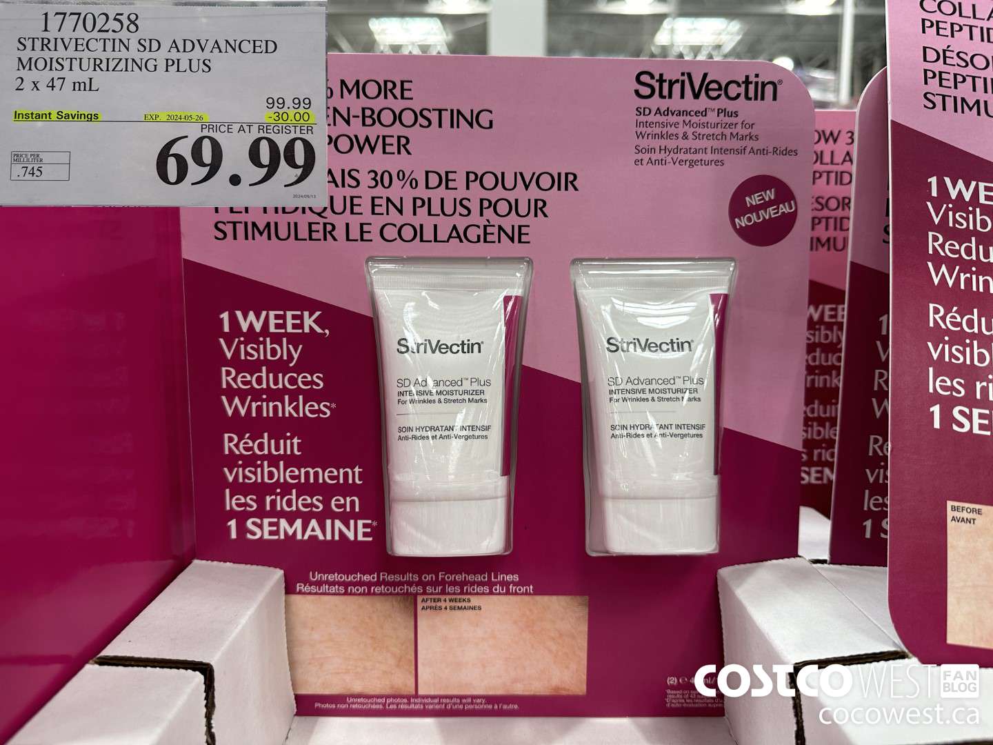 1770258 STRIVECTIN SD ADVANCED MOISTURIZING PLUS 2 X 47ML ($30.00 INSTANT SAVINGS EXPIRES ON 2024-05-26) $69.99