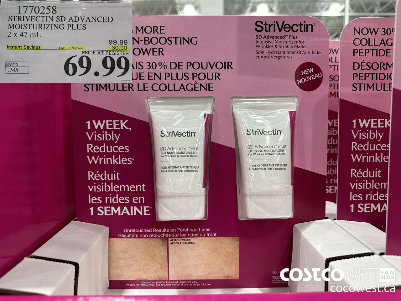 1770258 STRIVECTIN SD ADVANCED MOISTURIZING PLUS 2 X 47ML ($30.00 INSTANT SAVINGS EXPIRES ON 2024-05-26) $69.99