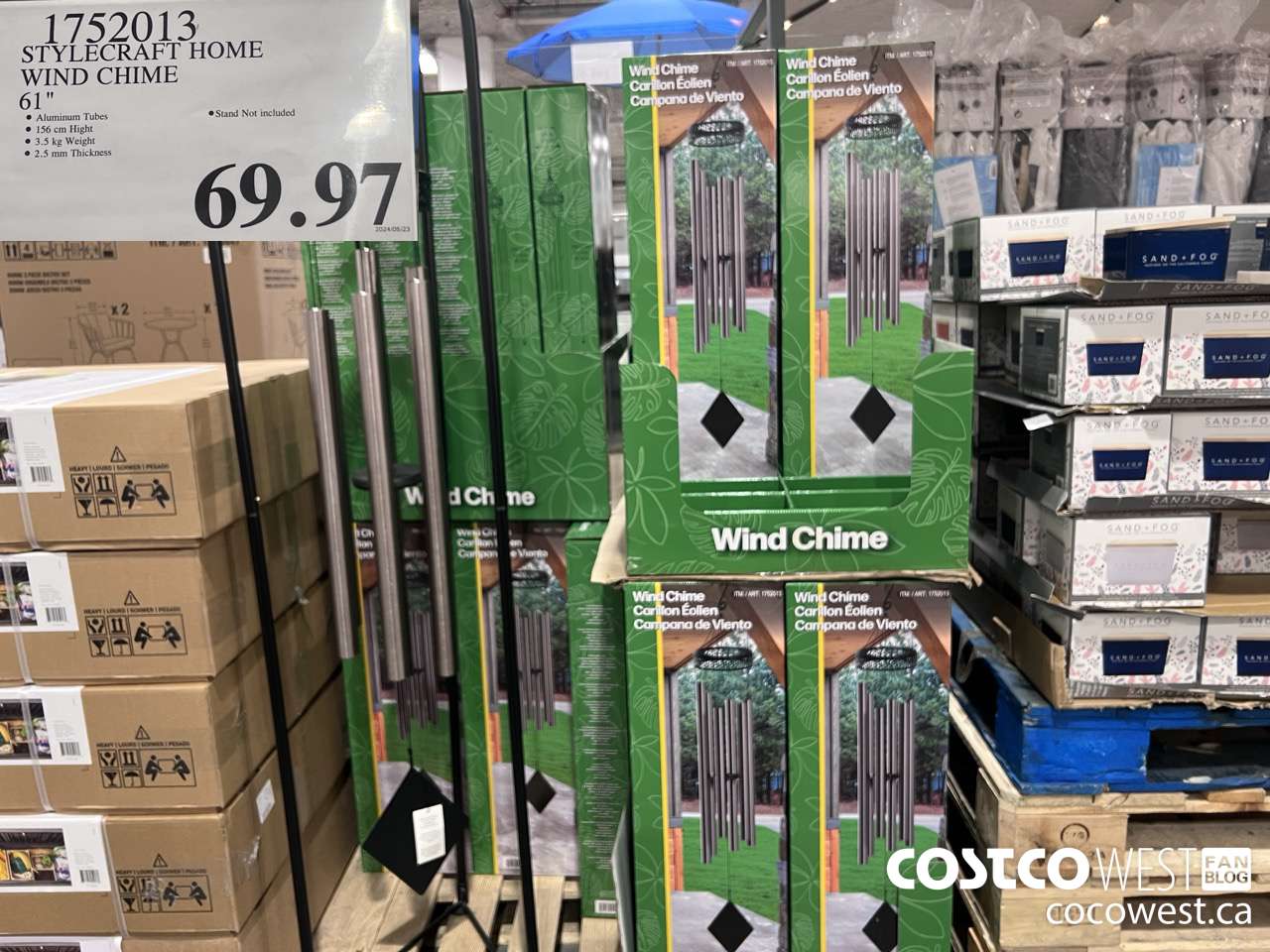 1752013 STYLECRAFT HOME WIND CHIME 61