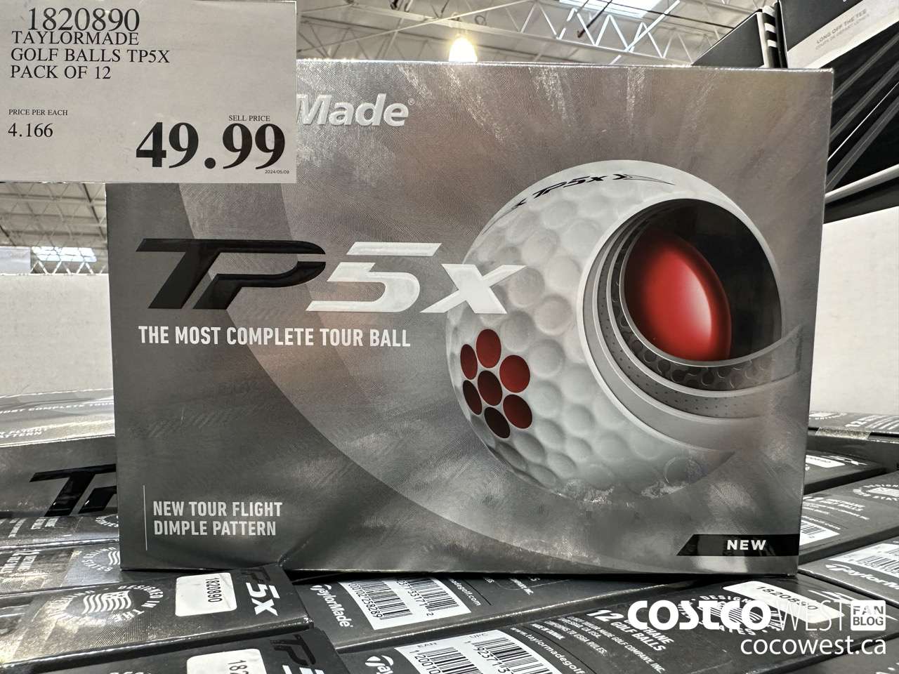 1820890 TAYLORMADE GOLF BALLS TP5X PACK OF 12 $49.99