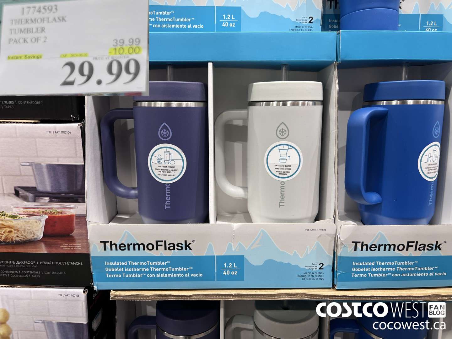 1774593 THERMOFLASK TUMBLER PACK OF 2 ($10.00 INSTANT SAVINGS EXPIRES ON 2024-06-02) $29.99