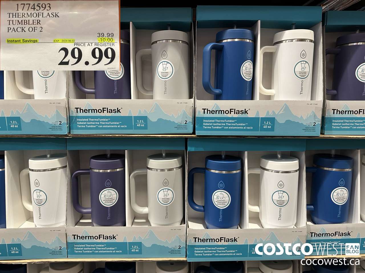 1774593 THERMOFLASK TUMBLER PACK OF 2 ($10.00 INSTANT SAVINGS EXPIRES ON 2024-06-02) $29.99