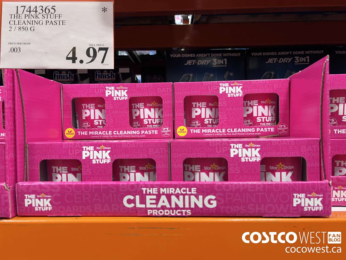 1744365 THE PINK STUFF CLEANING PASTE 2/850G $4.97