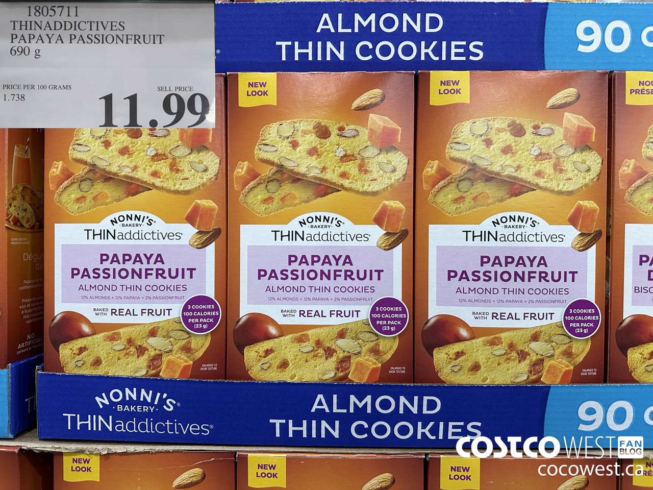 1805711 THINADDICTIVES PAPAYA PASSIONFRUIT 690G $11.99