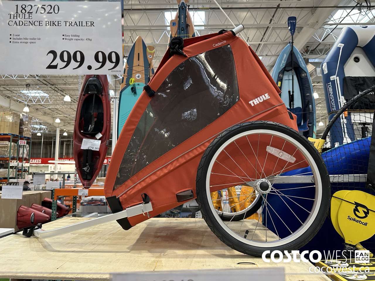 1827520 THULE CADENCE BIKE TRAILER $299.99