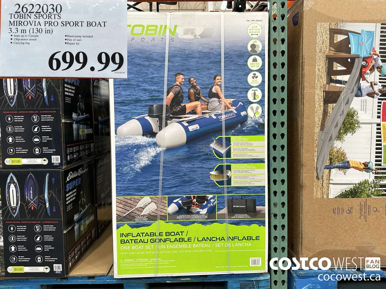 2622030 TOBIN SPORTS MIROVIA PRO SPORT BOAT 3.3 m (130 in) $699.99