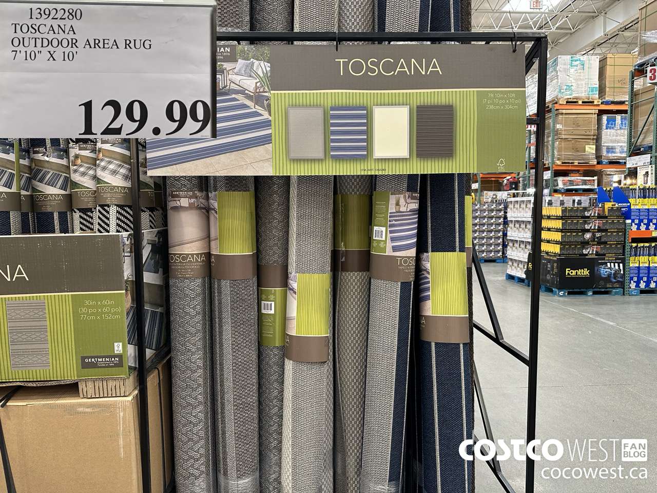 1392280 TOSCANA OUTDOOR AREA RUG 7'10