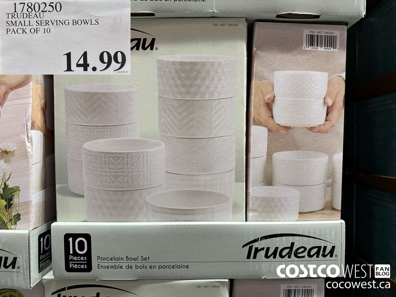1780250 TRUDEAU SMALL SERVING BOWLS PACK OF 10 $14.99
