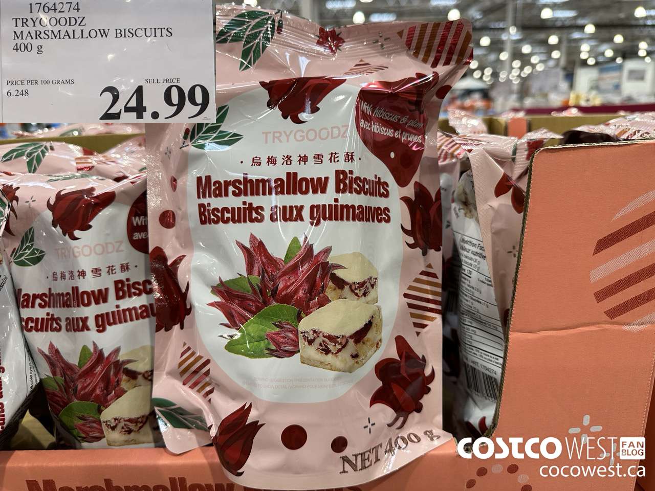 1764274 TRYGOODZ MARSHMALLOW BISCUITS 400G $24.99