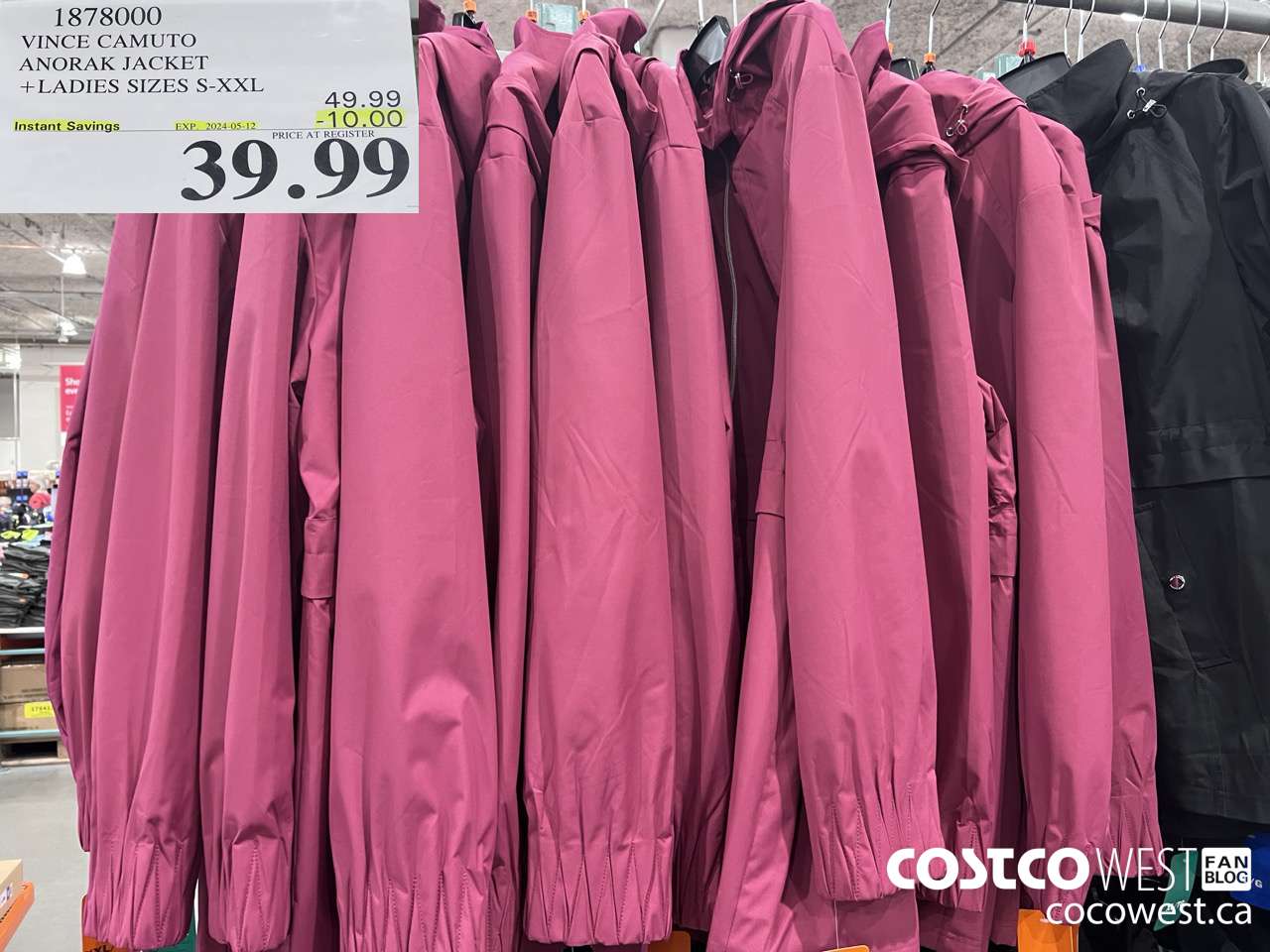 1878000 VINCE CAMUTO ANORAK JACKET LADIES SIZES S-XXL ($10.00 INSTANT SAVINGS EXPIRES ON 2024-05-12) $39.99