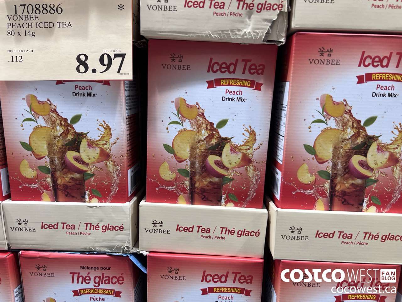 1708886 VONBEE PEACH ICED TEA 80 X 14G $8.97