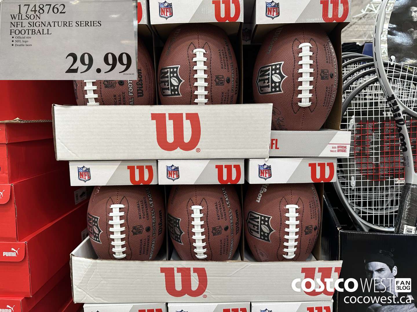 1748762 WILSON NFL SIGNATURES SERIES FOOTBALL $29.99