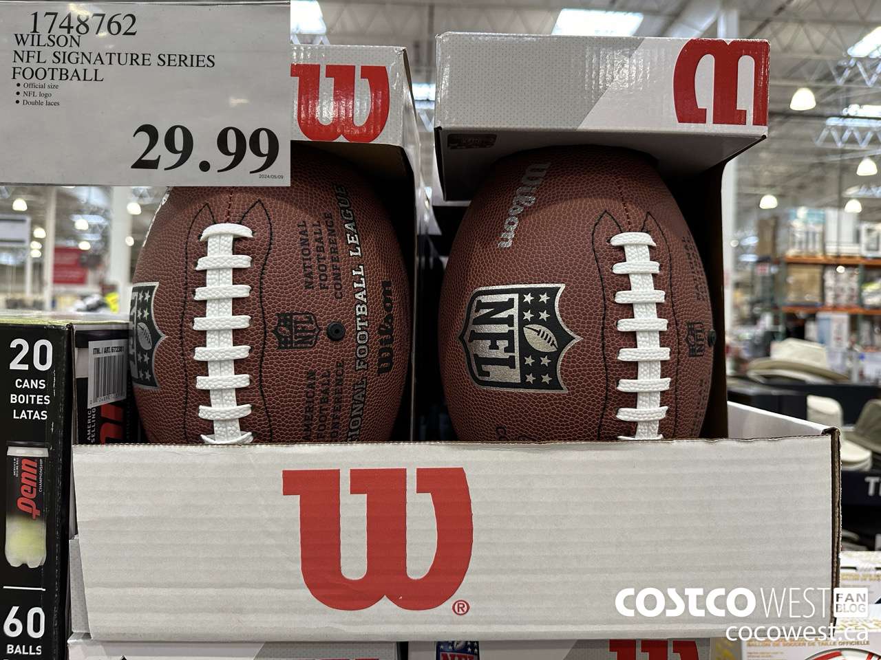1748762 WILSON NFL SIGNATURES SERIES FOOTBALL $29.99