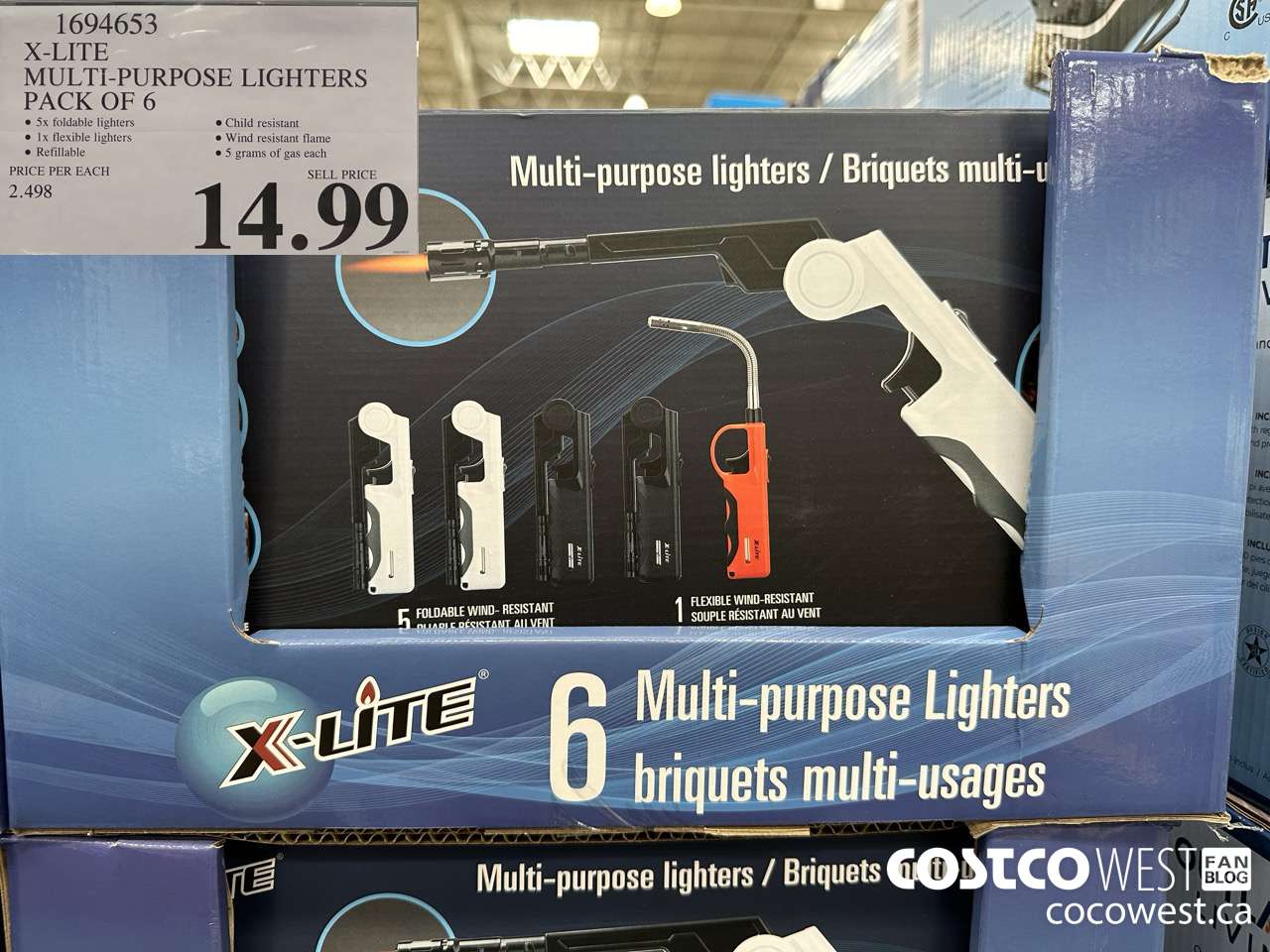1694653 X-LITE MULTI-PURPOSE LIGHTERS PACK OF 6 $14.99