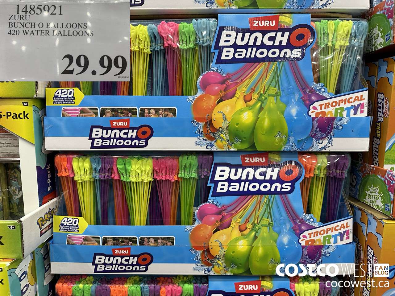 1485921 ZURU BUNCH O BALLOONS 420 WATER BALLOONS $29.99