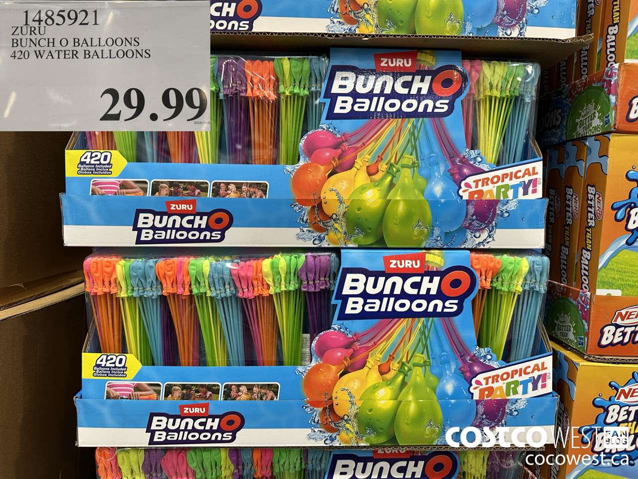 1485921 ZURU BUNCH O BALLOONS 420 WATER BALLOONS $29.99