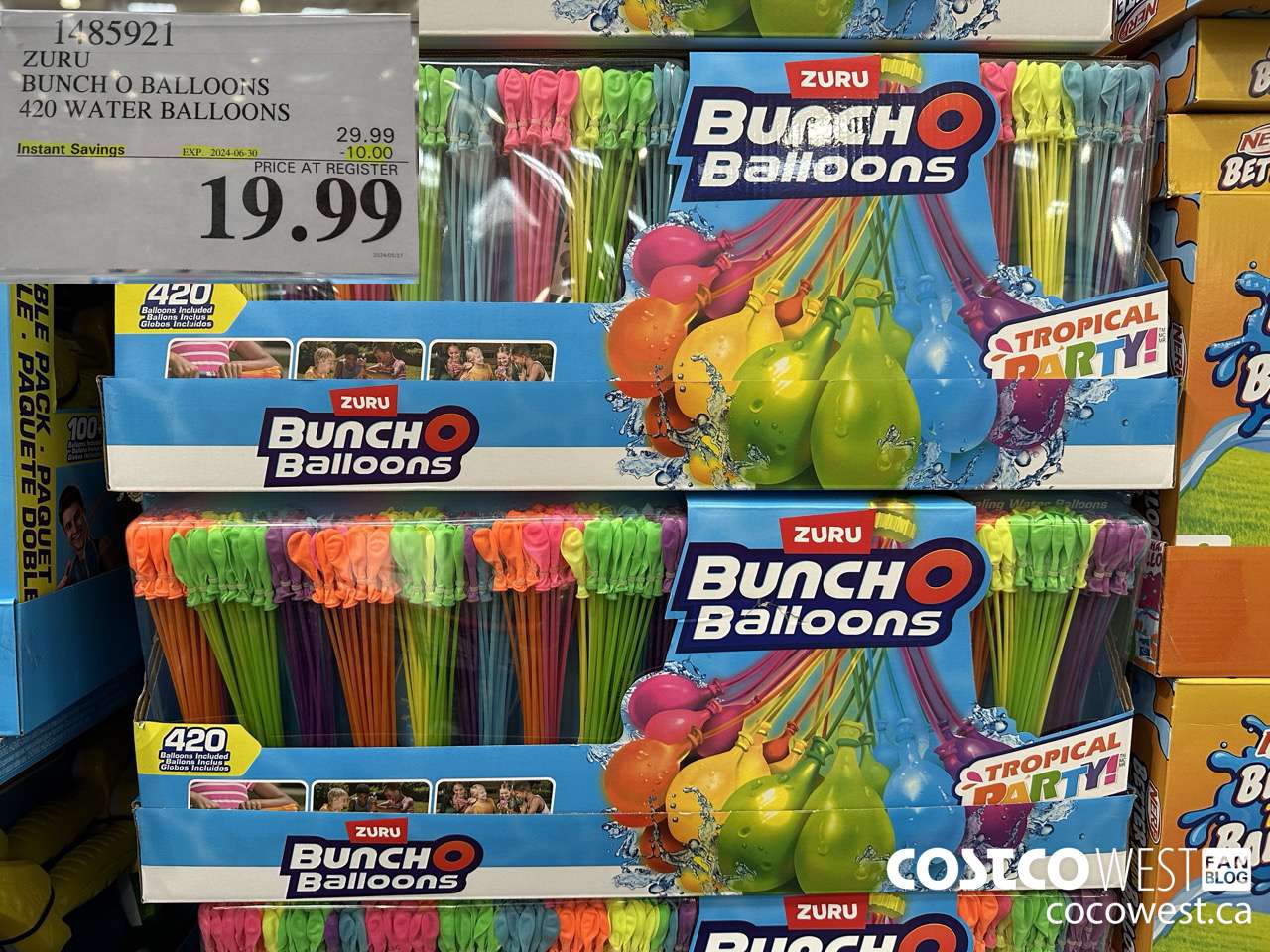 1485921 ZURU BUNCH O BALLOONS 420 WATER BALLOONS ($10.00 INSTANT SAVINGS EXPIRES ON 2024-06-30) $19.99