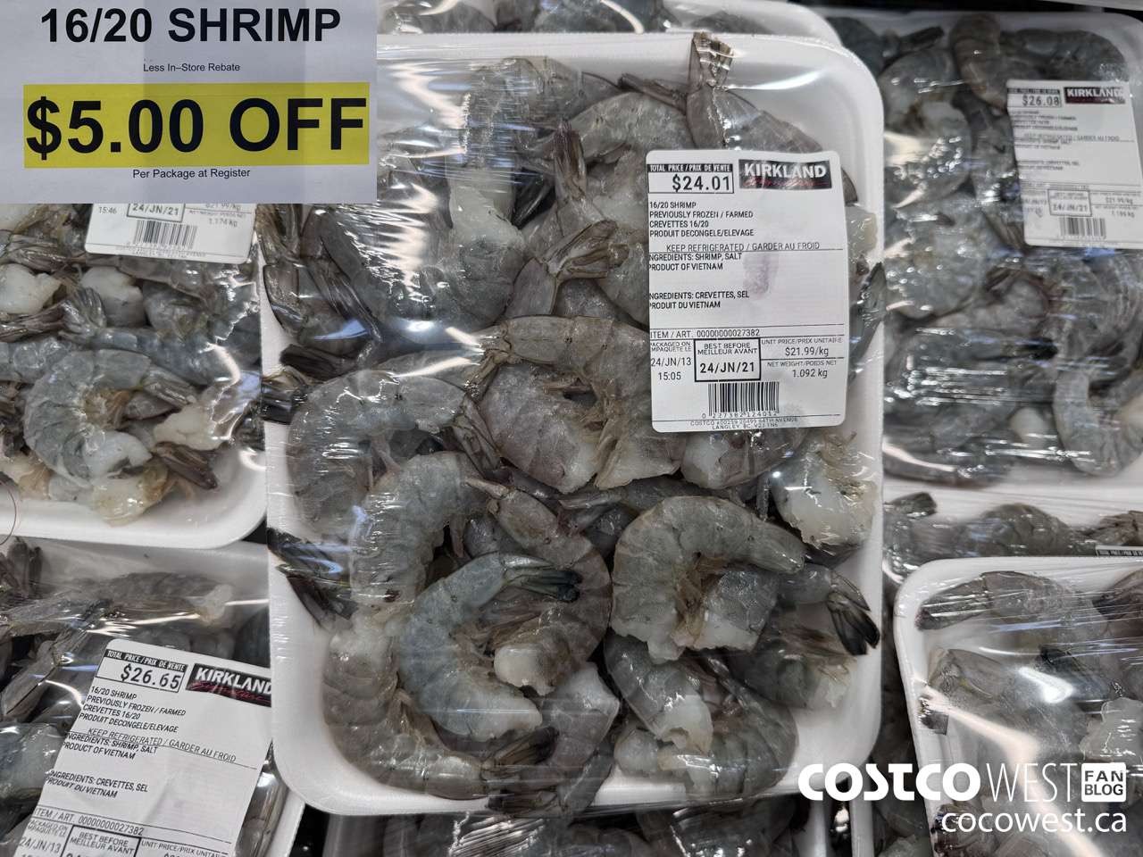 27363 16/20 SHRIMP ($5.00 INSTANT SAVINGS)