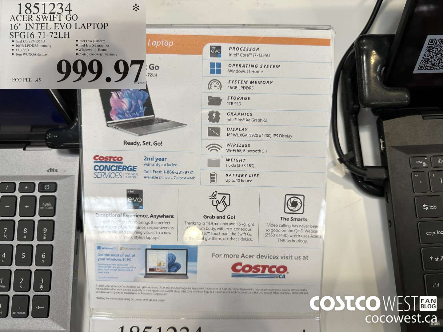 1851234 ACER SWIFT GO 16