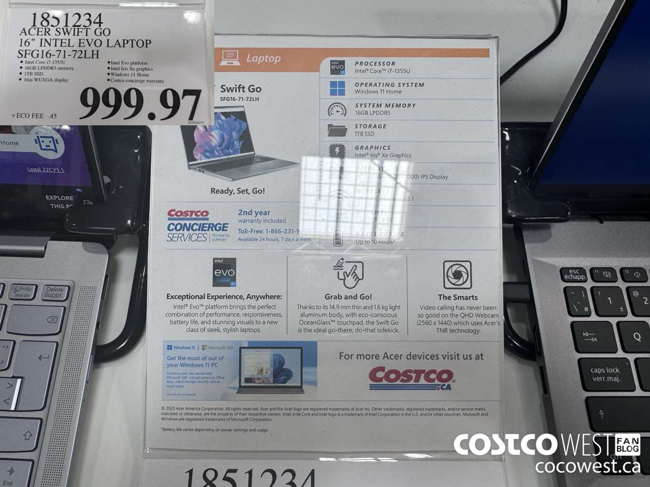 1851234 ACER SWIFT GO 16