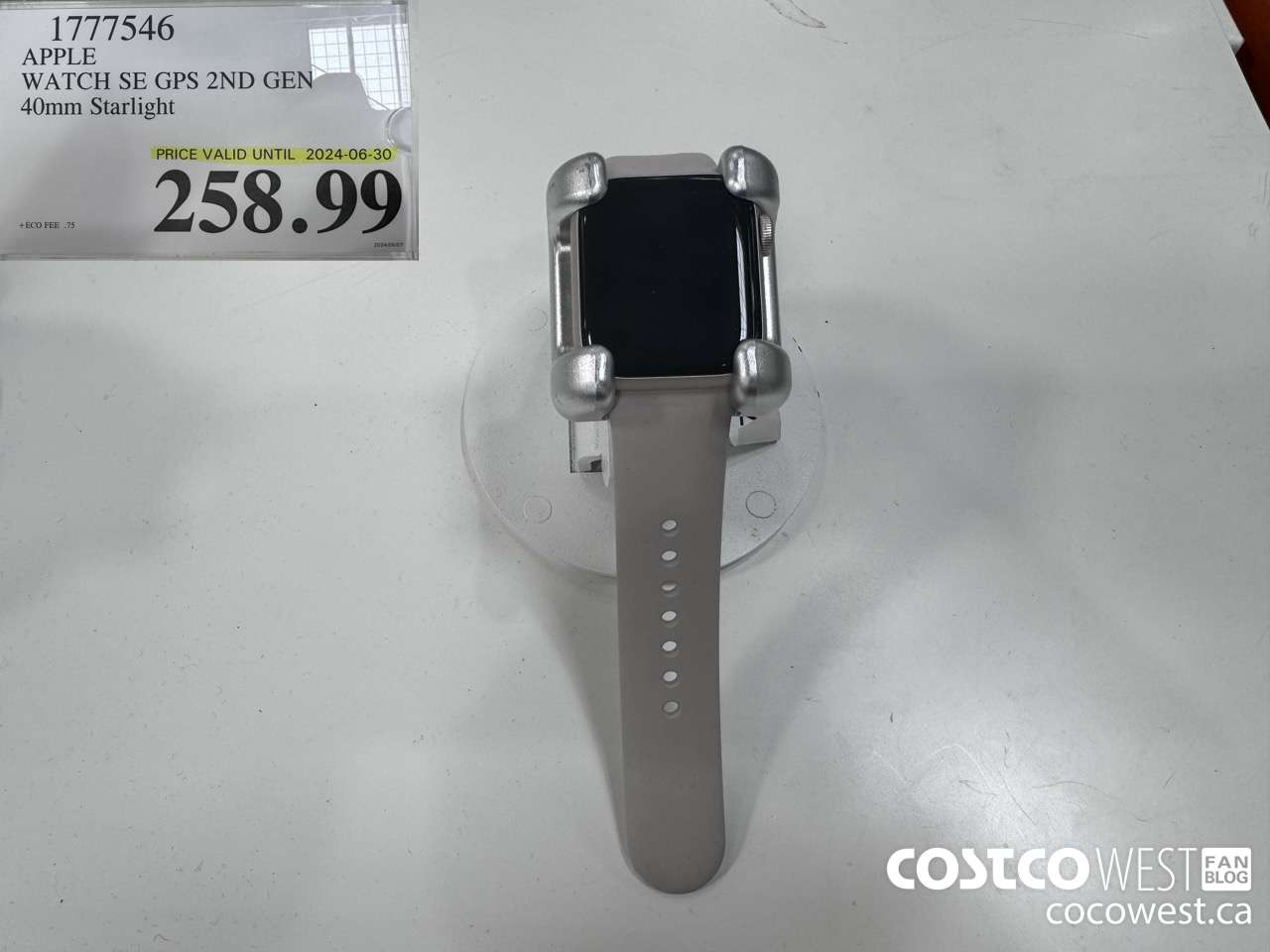 1777546 APPLEWATCH SE GPS 2ND GEN 40MM STARLIGHT (EXPIRES ON 2024-06-30) $258.99