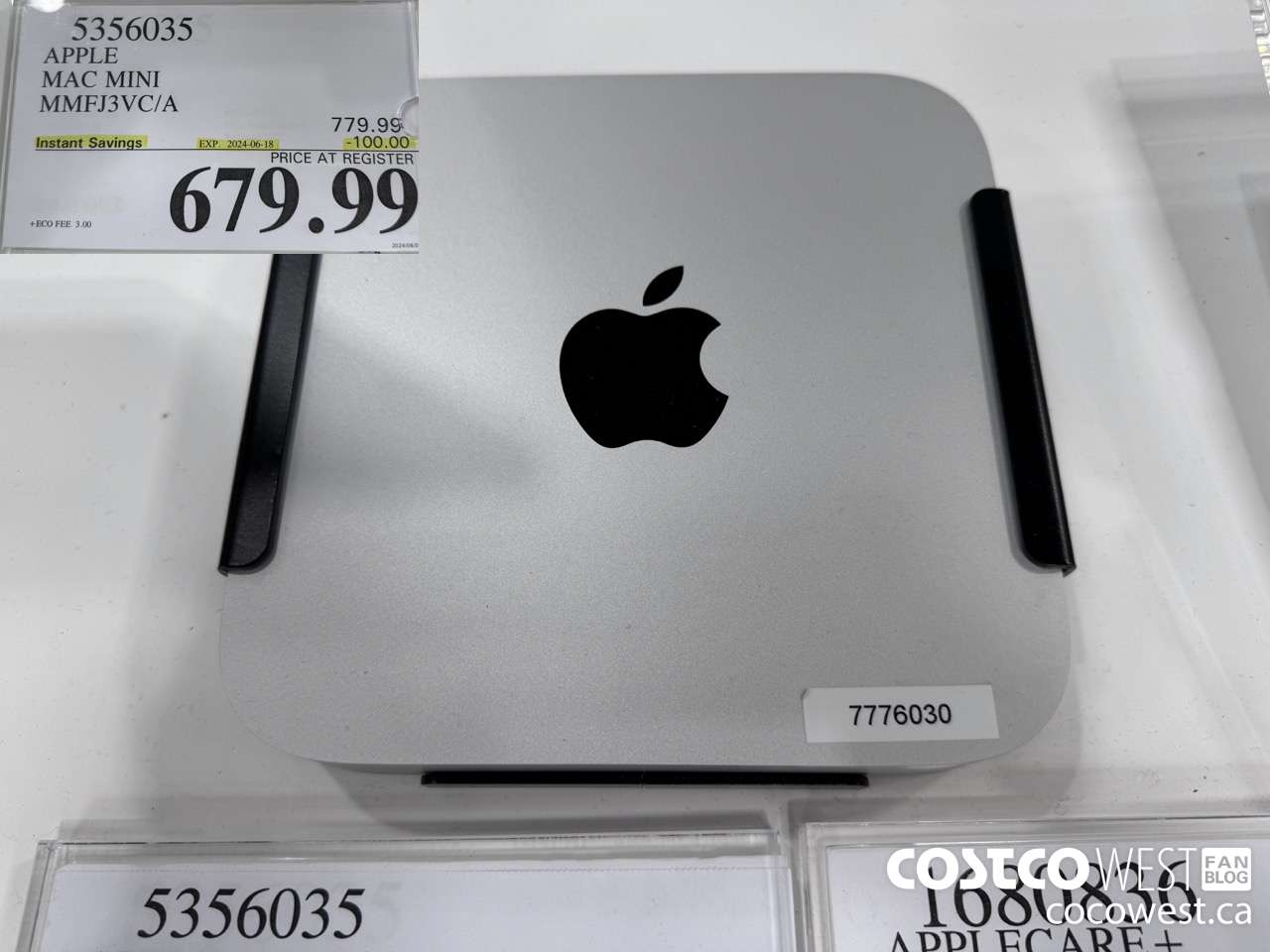 5356035 APPLE MAC MINI MMFJ3VC/A ($100.00 INSTANT SAVINGS EXPIRES ON 2024-06-18) $679.99
