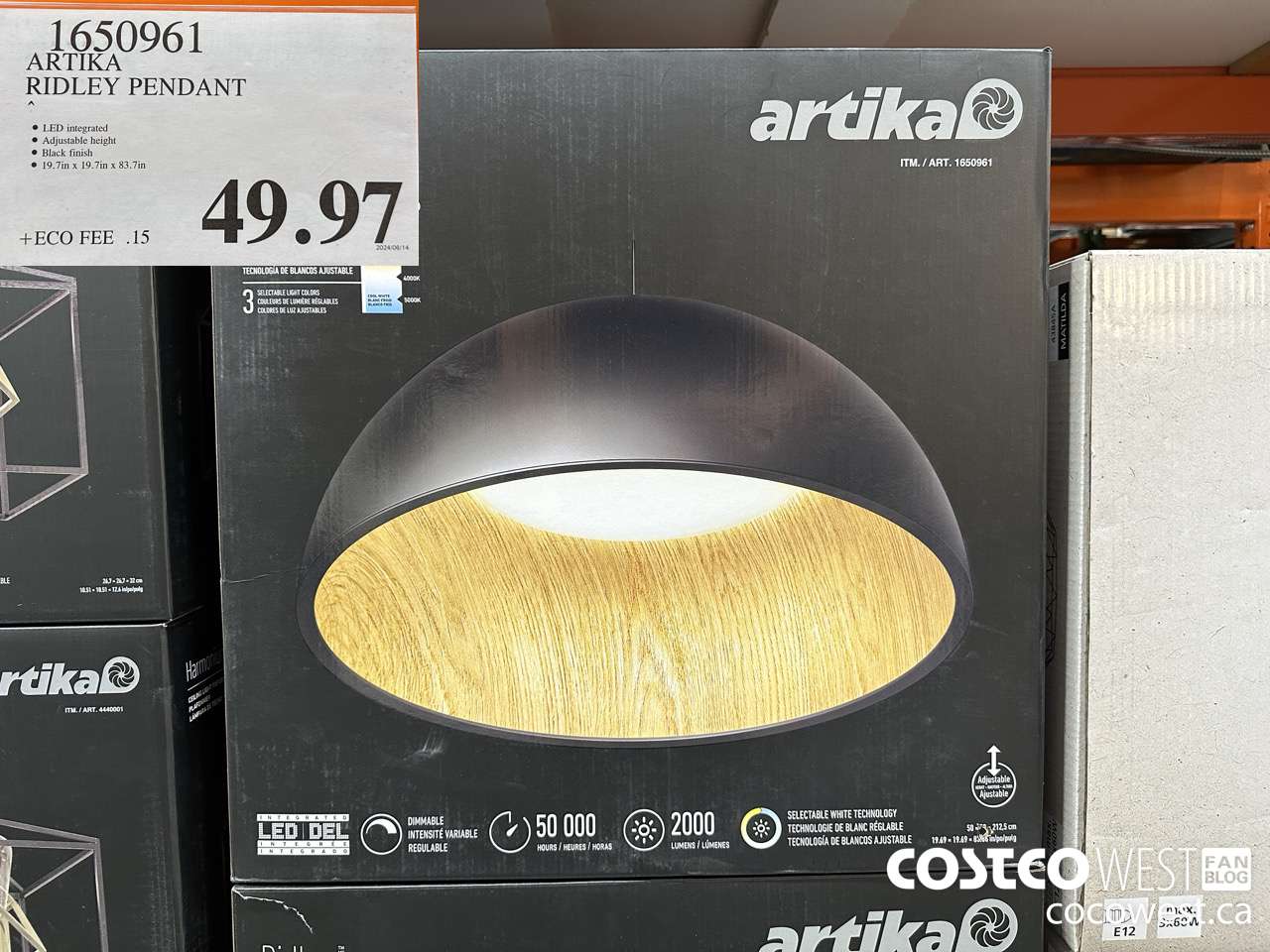 1650961 ARTIKA RIDLEY PENDANT $49.97