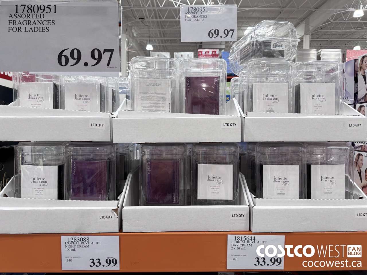 1780951 ASSORTED FRAGRANCES FOR LADIES $69.97