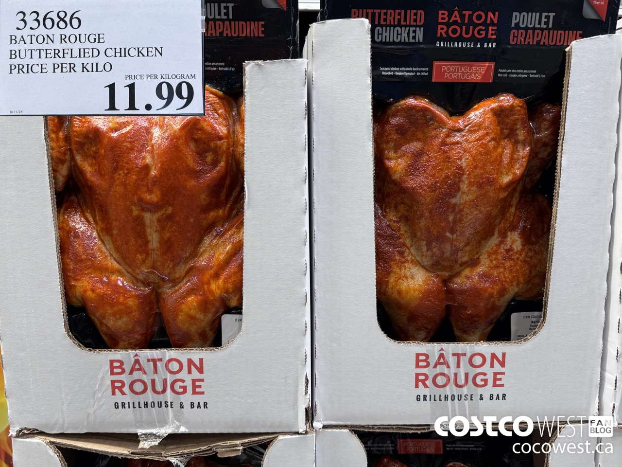 33686 BATON ROUGE BUTTERFLIED CHICKEN PRICE PER KILO $11.99