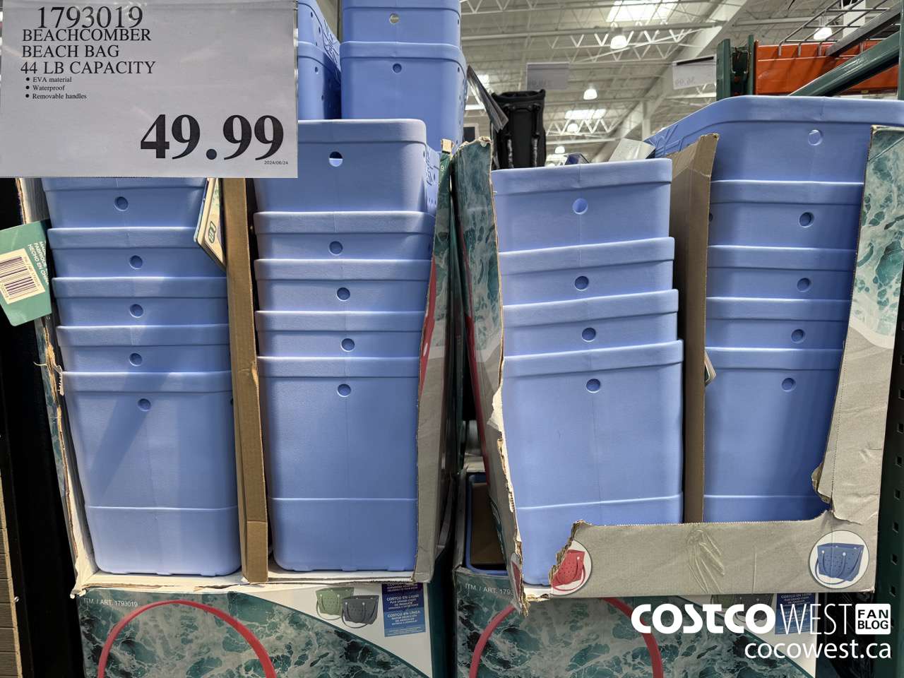 1793019 BEACHCOMBER BEACH BAG 44 LB CAPACITY $49.99