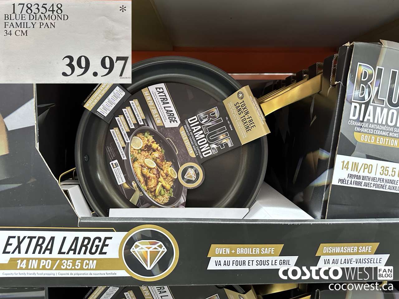 1783548 BLUE DIAMOND FAMILY PAN 34 CM $39.97