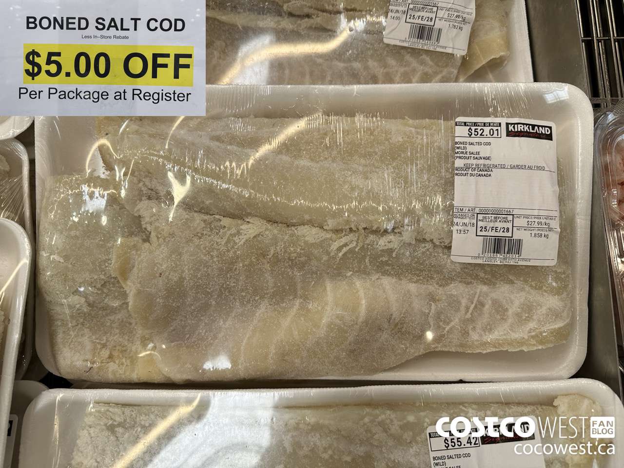 1667 BONED SALT COD ($5.00 INSTANT SAVINGS)