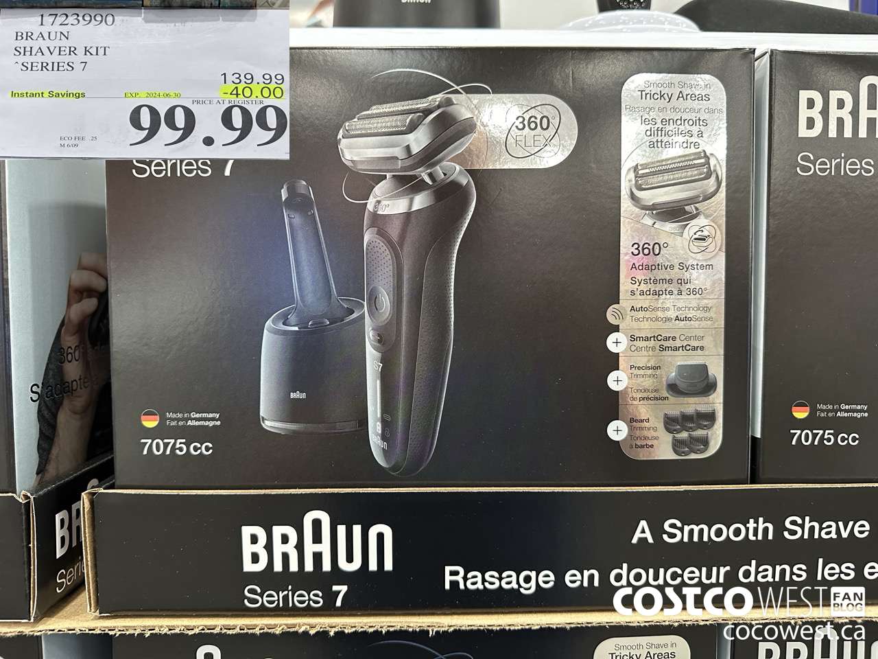 1723990 BRAUN SHAVER KIT SERIES 7 ($40.00 INSTANT SAVINGS EXPIRES ON 2024-06-30) $99.99