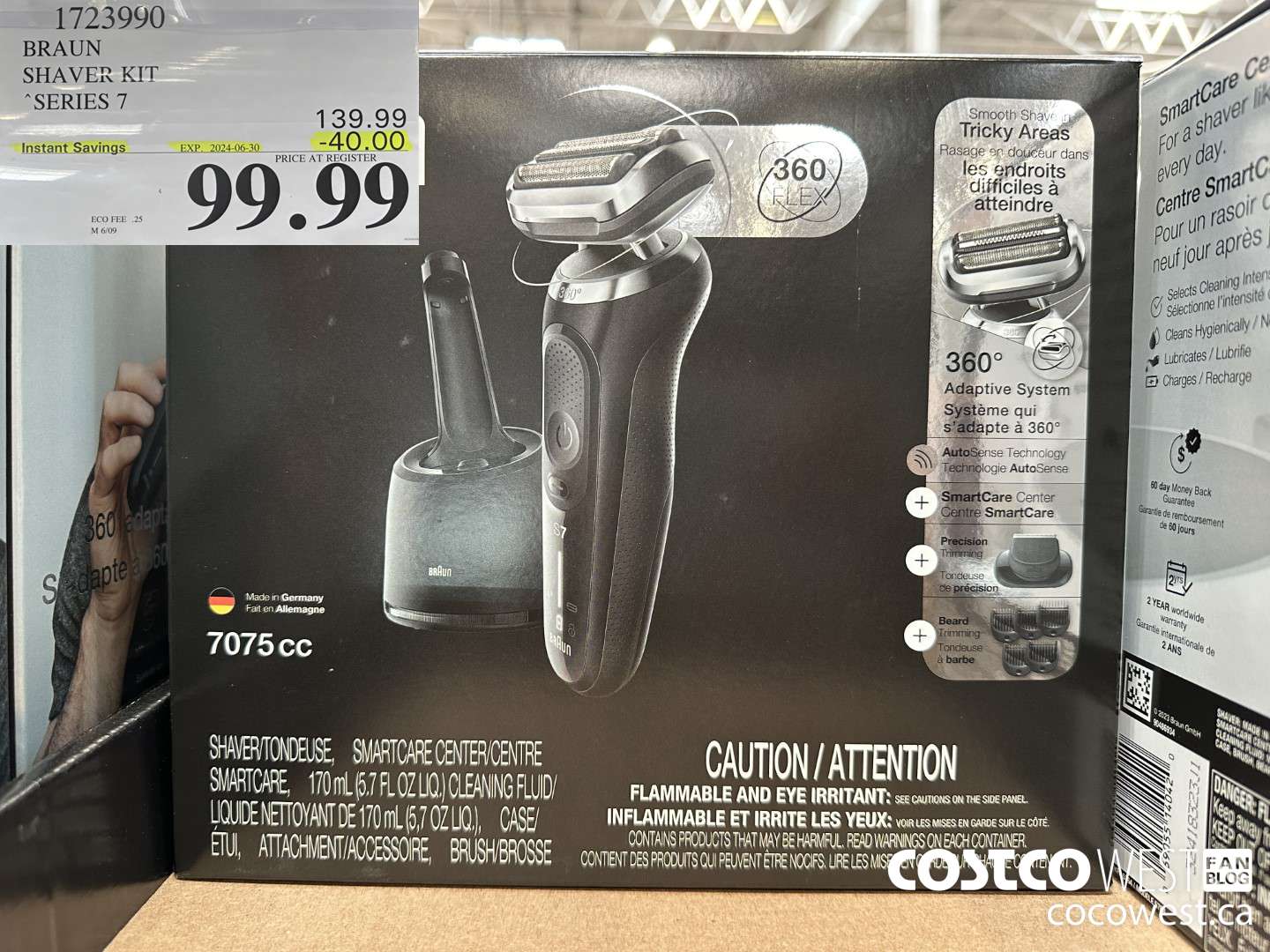 1723990 BRAUN SHAVER KIT SERIES 7 ($40.00 INSTANT SAVINGS EXPIRES ON 2024-06-30) $99.99