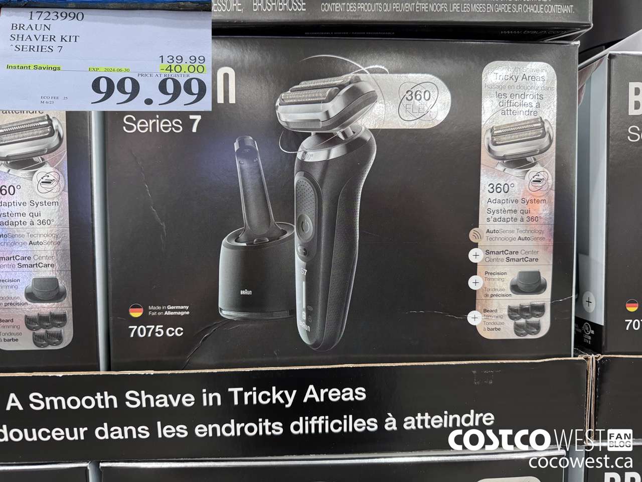 1723990 BRAUN SHAVER KIT SERIES 7 ($40.00 INSTANT SAVINGS EXPIRES ON 2024-06-30) $99.99