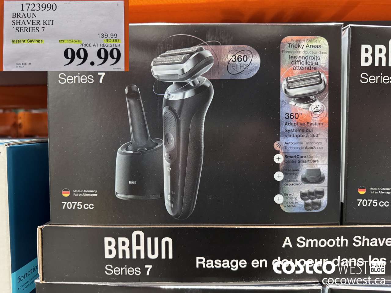 1723990 BRAUN SHAVER KIT SERIES 7 ($40.00 INSTANT SAVINGS EXPIRES ON 2024-06-30) $99.99