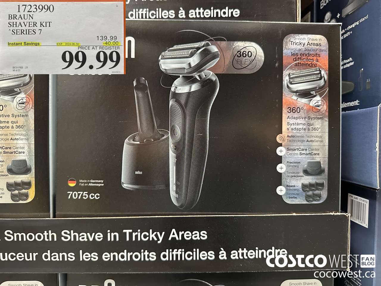 1723990 BRAUN SHAVER KIT SERIES 7 ($40.00 INSTANT SAVINGS EXPIRES ON 2024-06-30) $99.99