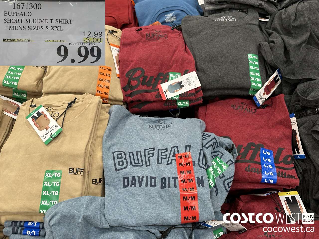 1671300 BUFFALO SHORT SLEEVE T-SHIRT MENS SIZES S-XXL ($3.00 INSTANT SAVINGS EXPIRES ON 2024-06-30) $9.99