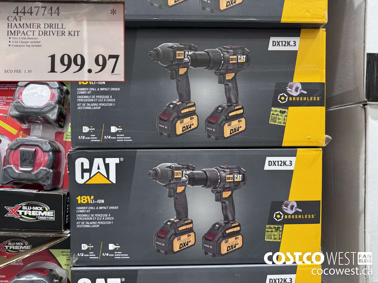 4447744 CAT HAMMER DRILL IMPACT DRIVER KIT $199.97