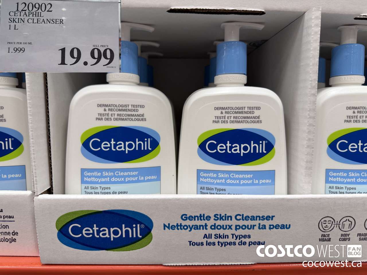 120902 CETAPHIL SKIN CLEANSER 1L $19.99