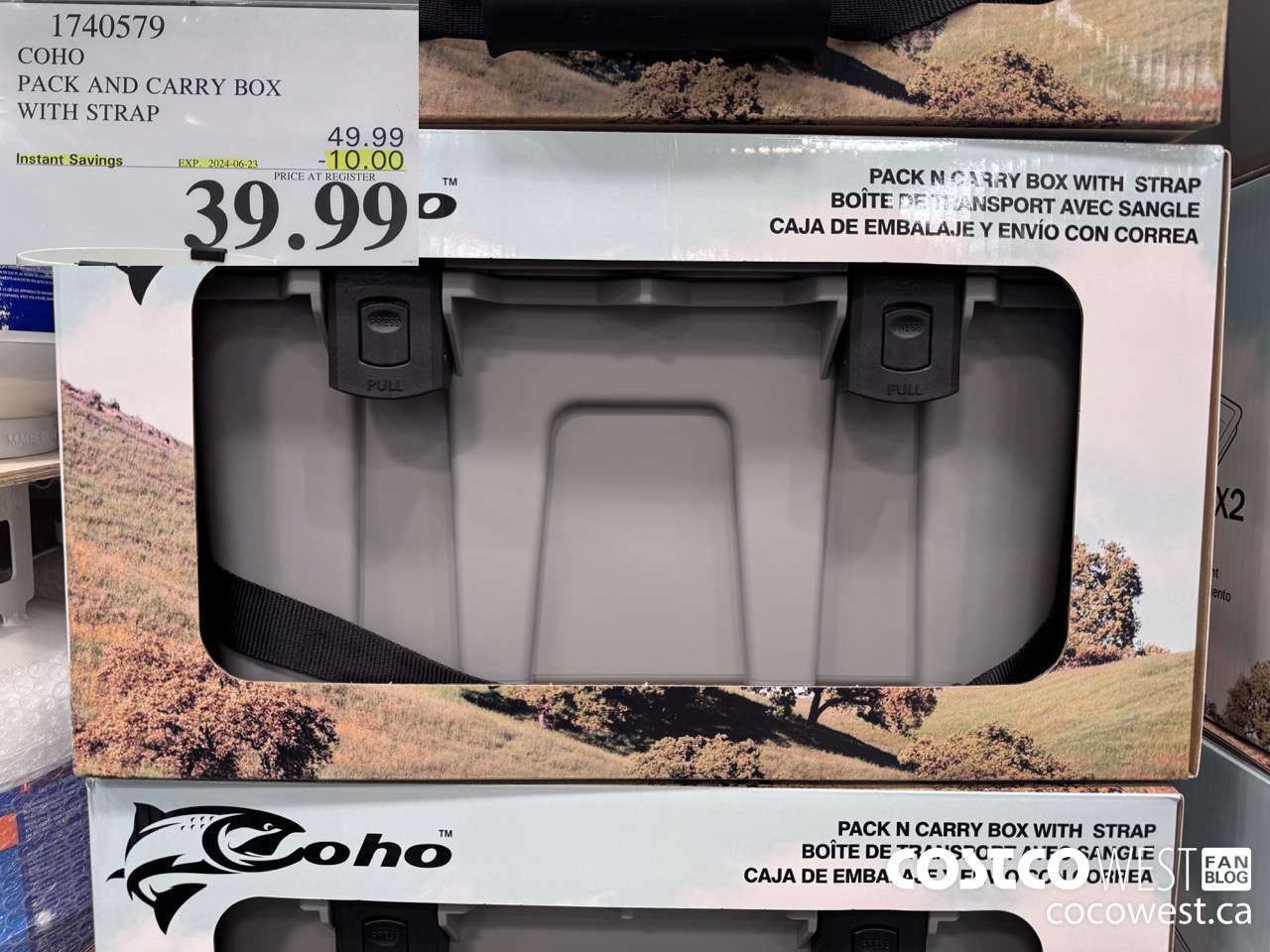 1740579 COHO PACK AND CARRY BOX WITH STRAP ($10.00 INSTANT SAVINGS EXPIRES ON 2024-06-23) $39.99