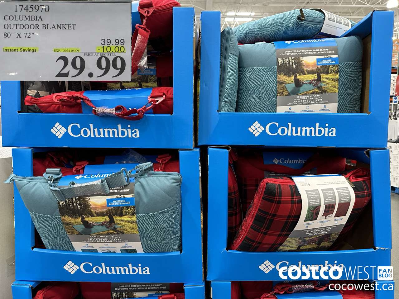 1745970 COLUMBIA OUTDOOR BLANKET 80