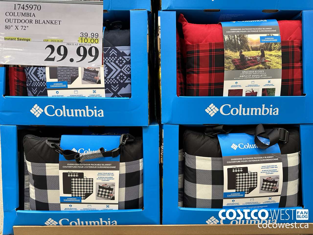 1745970 COLUMBIA OUTDOOR BLANKET 80