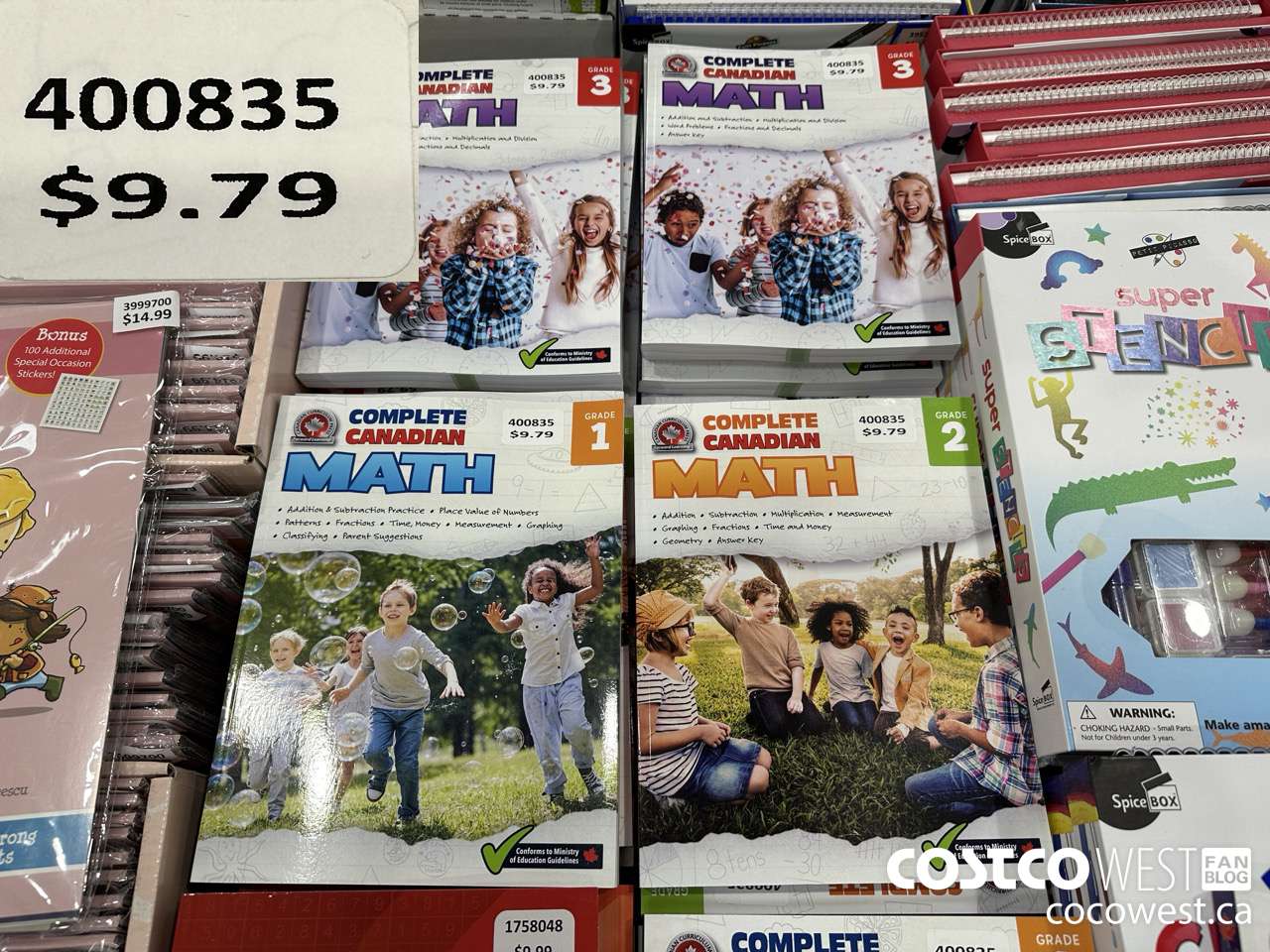 400835 COMPLETE CANADIAN WORKBOOKS $9.79