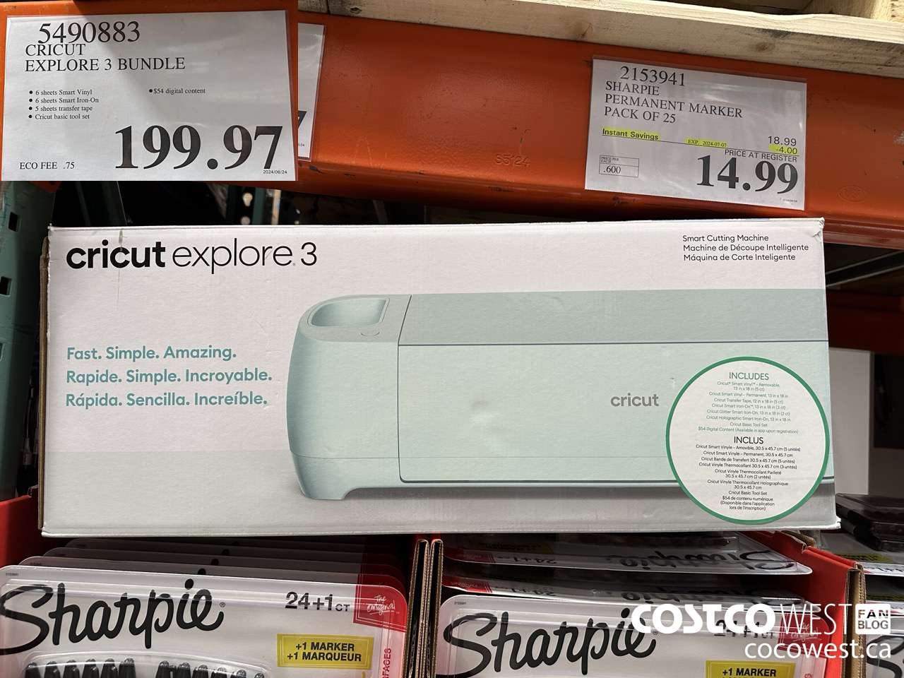 5490883 CRICUT EXPLORE 3 BUNDLE $199.97