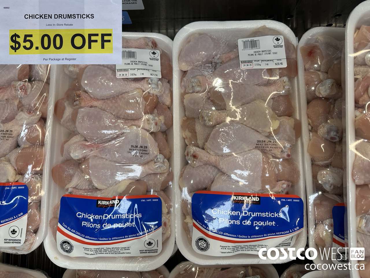 55502 Chicken Drumsticks ($5.00 INSTANT SAVINGS)
