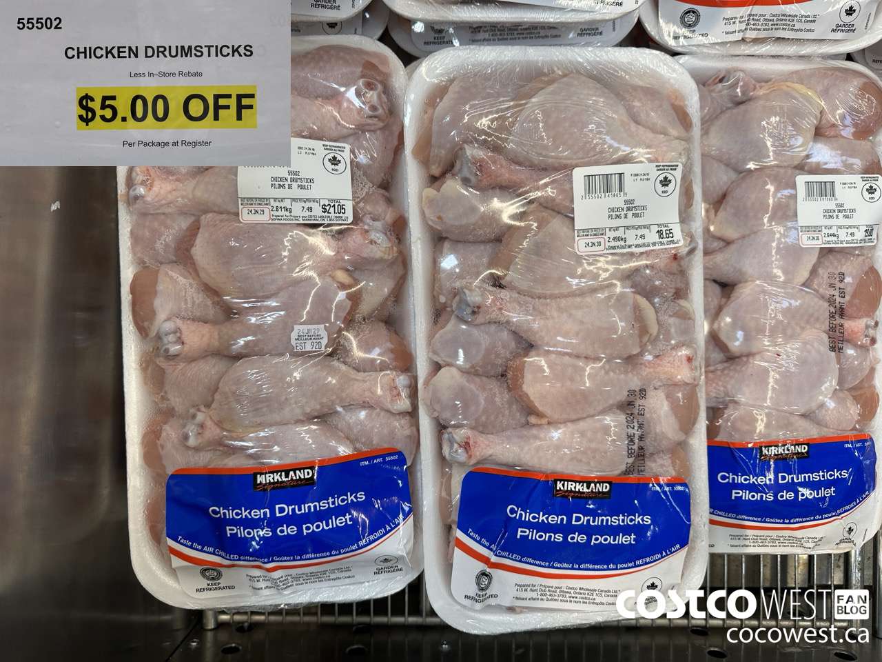 55502 Chicken Drumsticks ($5.00 INSTANT SAVINGS)