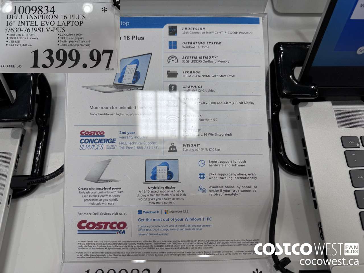 1009834 DELL INSPIRON 16 PLUS 16